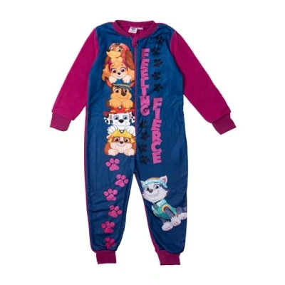 Imagen de United Labels Mono largo de la Patrulla Canina para niña, color azul y rosa, rosa/azul, 122 128