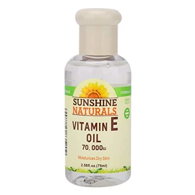 Imagen de 75 ml de aceite esencial para plantas Vitamina E Facial la mañana y tarde Cuidado piel blanquear las arrugas a prueba grietas