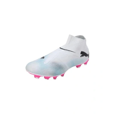 Imagen de PUMA Future 7 Match+ LL FG/AG, Soccer Shoe Hombre, White Black Poison Pink, 44.5 EU