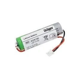Imagen de Batería para Drager PAC 6000 3,6 V/2,4 Ah con conectores