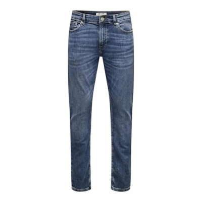Imagen de Only &amp; Sons Onswarp Vaqueros pitillo, Hombre, Talla: 30x30, Blue denim