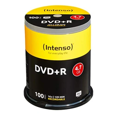 Imagen de Intenso Dvd+r 4.7gb 16xspeed Cake Box 100