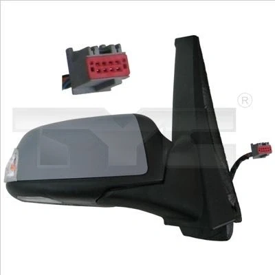 Imagen de Espejo retrovisor Tyc 310 0255 derecha imprimado para ajuste elect. espejo, convexo, calefactable FORD: C Max