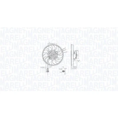 Imagen de MAGNETI MARELLI 069422888010 Ventilador de Radiador 282 12 180 VOLKSWAGEN: Transporter 4 Bus,