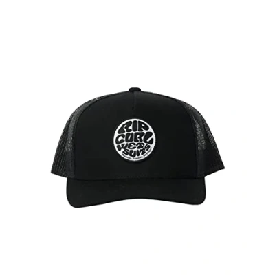 Imagen de RIP CURL Gorra de Camionero Icons béisbol, Negro, Blanco, Taille Unique para Hombre