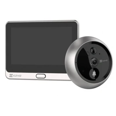 Imagen de Mirilla inteligente Ezviz DP2C, FHD, 4.3&quot;, Wi Fi, Videoportero, Visión nocturna, Gris