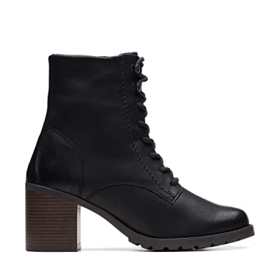 Imagen de Clarks Clarkwell Lace, Botas de Moda Mujer, Black Wlined Lea, 42 EU