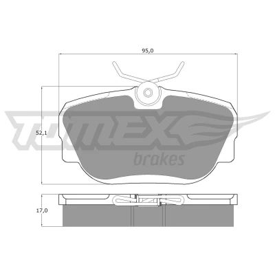 Imagen de Juego de pastillas TOMEX Brakes TX 12 20