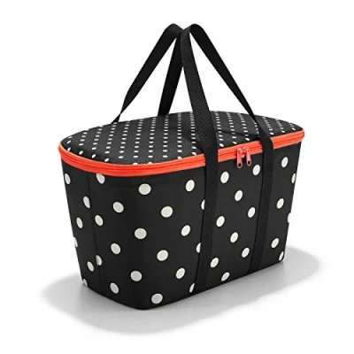 Imagen de reisenthel coolerbag Bolsa térmica de Tejido poliéster y Material Calidad, Adecuada para picnics, Compras desplazamientos, en Puntos Mezclados