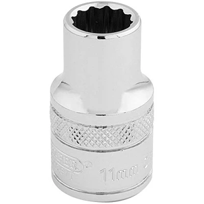 Imagen de Draper 33095 1/2&quot; Square Drive 12 Point Socket, 11mm Size
