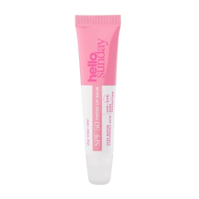 Imagen de The One Bálsamo labial tintado SPF 50 Rose by Hello Sunday para mujeres de 0.5 onzas