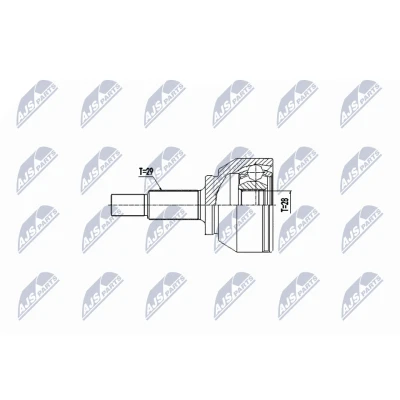 Imagen de NTY NPZ PL 041 Junta Homocinética Eje delantero, derecha, izquierda RENAULT: Trafic 3