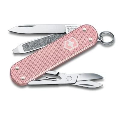 Imagen de Victorinox, Classic SD Alox, Navaja Multiuso Suiza, Cuchillo bolsillo, Regalo, 5 Funciones, Hoja pequeña, Lima de uñas