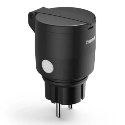 Imagen de Hama Smart Home enchufe con WiFi (control por wifi, universal, aplicación y control voz, inteligente para casa como temporizador, inalámbrico, 3680 W), color