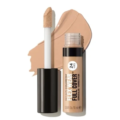 Imagen de REVLON ColorStay Flex Wear Full Cover Corrector de 100% cobertura larga duración con ácido hialurónico y vitamina E tono Medium Deep, 10ml