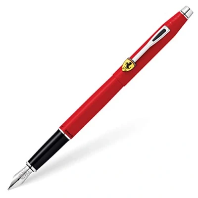 Imagen de Cross Ferrari Classic Century Pluma estilográfica con grosor fino, color laca mate roja y cromo