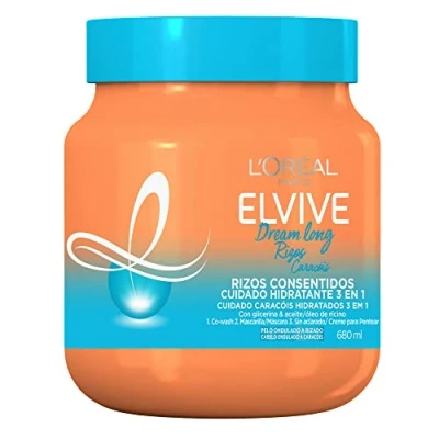 Imagen de Elvive Dream Long Cuidado Hidratante 3 En 1 Rizos consentidos 680 ml