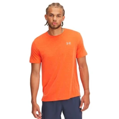 Imagen de Under Armour Launch CAMO Shortsleeve Camiseta deportiva fire, Hombre, Talla: Large, Fire