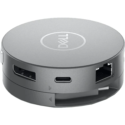 Imagen de Hub Dell DA310, 2x USB A, 1x C, HDMI, DisplayPort, VGA, RJ 45, Plateado