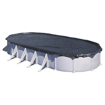 Imagen de Gre CIPROV611 Cubierta de Invierno para Piscinas Ovaladas 610x375 cm, 120 g/m2, Cobertor Piscina Proteger el Agua la