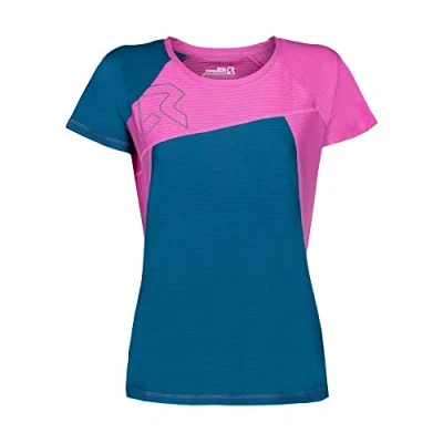Imagen de Rock Experience REWT01891 RE.Rainer 2.0 SS T Shirt Unisex 0834 Super Pink+1484 Moroccan Blue M