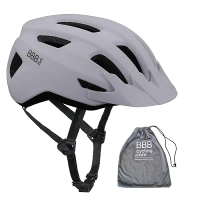 Imagen de BBB Cycling, Casco de Bicicleta montaña y Carretera para Hombre Mujer, Visera Desmontable e Insectos, Condor 2.0, Bolsa Viaje, BHE 173T, Blanco Mate, M (54 58 cm), Unisex, 58cm)