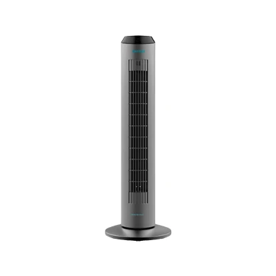 Imagen de Ventilador de torre Cecotec EnergySilence 8190 Skyline Ionic, 60 W, 20 dB, 2 l, Con ionizador, Inox