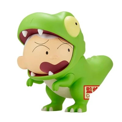 Imagen de Banpresto Figura de Acción Tyrannosaurus Masao Kun Crayon Shinchan The Movie, Our Dinosaur Diary Kasukabe Boueitai Vol.2 11 cm Multicolor BP89519P