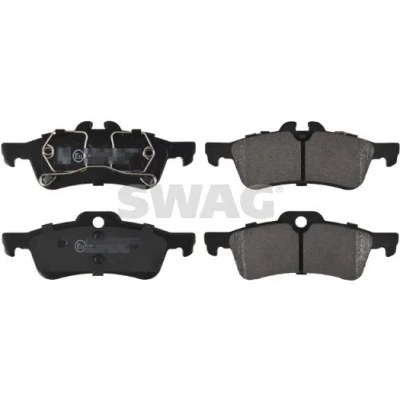 Imagen de SWAG 11 91 6469 Juego de pastillas freno Eje trasero preparado para indicador desgaste MINI: Hatchback, Cabrio
