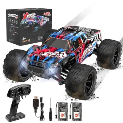Imagen de EVARY Coche Teledirigido 1:16, 40 Km/H, 2,4 GHz,Coche Adulto 4 WD, Juguete para JóVenes a Partir de 12 AñOs, Tiempo Juego 55 Minutos, Todoterreno 4x4.