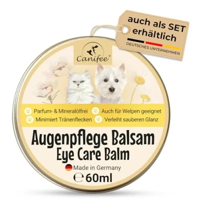 Imagen de Canifee bálsamo para manchas de lágrimas perros y gatos, 60 ml, el cuidado los ojos evitar después la eliminación lagrimales