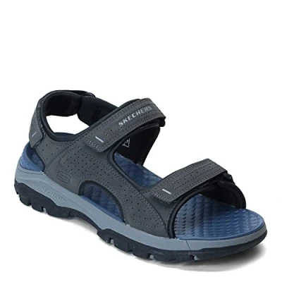 Imagen de Skechers Open Toe Sandal, Tresmen Garo Sandalias de Agua con Puntera Abierta para Hombre, Antracita, 42 EU