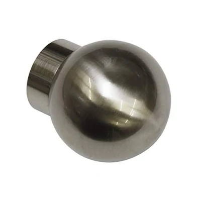 Imagen de GARDINIA 32203 Botón final, aluminio, aspecto de acero inoxidable, bola Windsor, 2