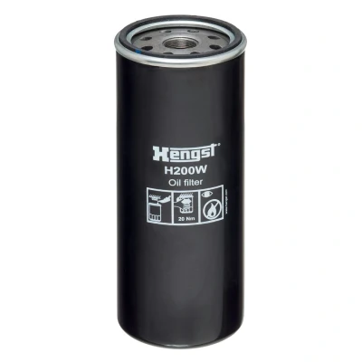 Imagen de HENGST FILTER H200W Filtro de aceite 1 1/8 16 U enroscable