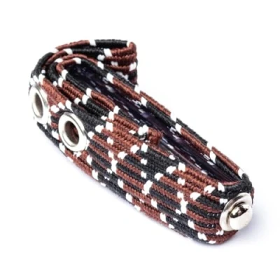 Imagen de JIM DUNLOP Capo Elástico Banjo et Ukelele, Negro y Marrón, Plato