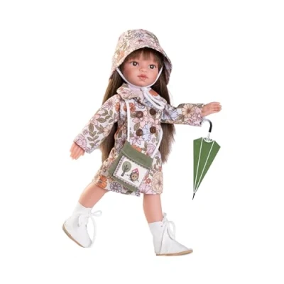 Imagen de Muñecas Antonio Juan Emily Chubasquero Muñeca Moderna de 33 cm con Accesorios Lluvia Ref. 25304
