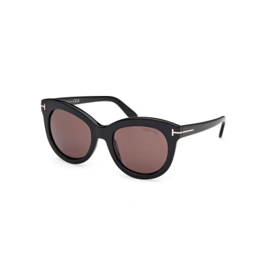 Imagen de Tom Ford FT1189 Odette Gafas de sol Shiny black / brown, Mujer, Talla: 53, brown