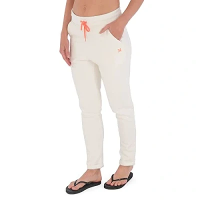 Imagen de Hurley W Oceancare Script Fleece Jogger, Casual Pants Mujer, Marshmallow, XS