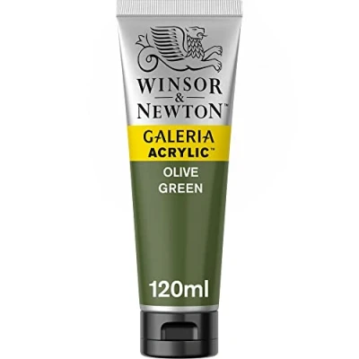 Imagen de Winsor &amp; Newton Pintura Acrílica , 120 ml, Verde (Olive Green)