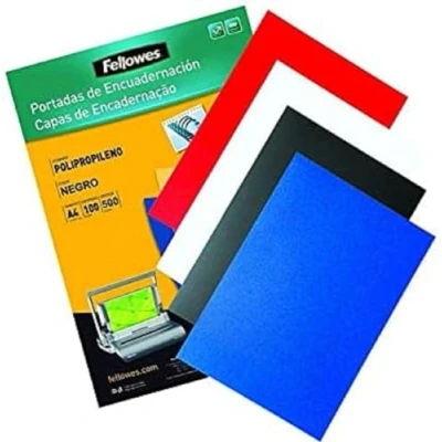 Imagen de Fellowes 54773 Portadas para encuadernar de polipropileno, A4, transparente translucido
