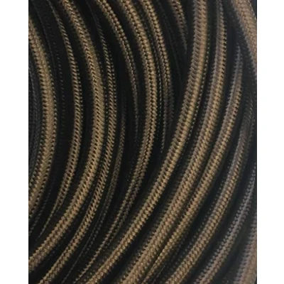 Imagen de Kopp cable de tela 3 hilos, H03 VV F, x 0,75 mm², longitud 2 m, para lámpara, 250 V, marrón, 151502116