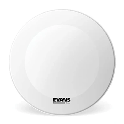 Imagen de Evans EQ3 20 inch Resonant Coated Bass Drum Head with No Port White