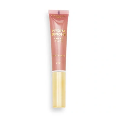 Imagen de Revolution Pro, Hydra Bright Cream Blusher, Contiene Acido Ialuronico e Vitamina E, Finitura delicata, Formula leggera, Pink, 12ml