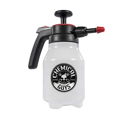 Imagen de Chemical Guys ACC503 Mr. Sprayer Atomizador de presión función completa y pulverizador bomba para el hogar, jardín lavado del coche (botella 50 onzas)