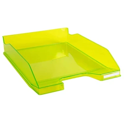 Imagen de Exacompta Linicolor Bandeja de correo, color verde anís transparente glossy