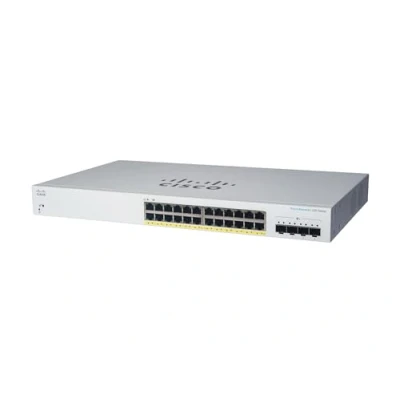 Imagen de Cisco Switch Inteligente para Empresas CBS220 24P 4G GE de 24 Puertos PoE SFP 4x1G Garantía Limitada Hardware 3 años (CBS220 UK)