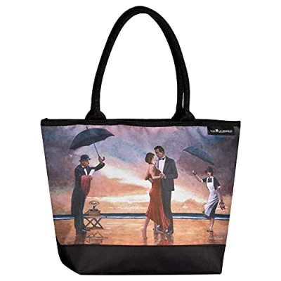 Imagen de VON LILIENFELD Bolso Theo Michael: Hommage to the Singing Butler Señoras Arte Motivo Shopper Dimensiones cm L42 x H30 D15 Playa Oficina