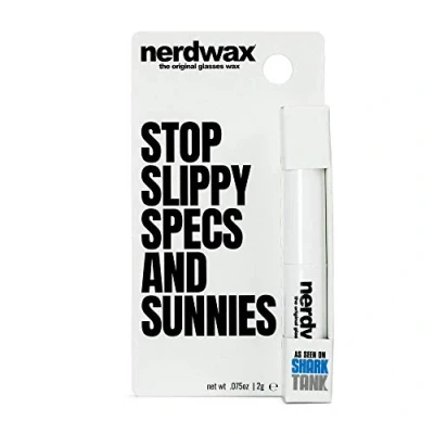 Imagen de Nerdwax Cera para gafas, individual, evitar deslizamientos, retenedor antideslizante como se ve en Shark Tank