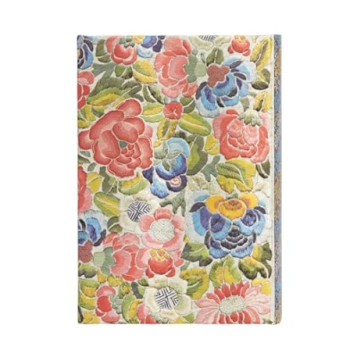 Imagen de Selección Papelería Varzi Desde 1956 Agenda Paperblanks 2024, 12 meses, Mini, diario, Bordado de la ópera Pekín, El jardín las peras, 10 x 14 cm