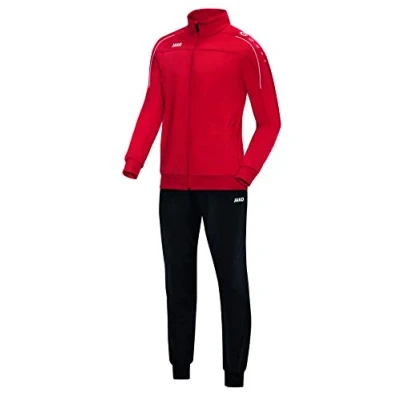 Imagen de JAKO Chándal para hombre de poliéster Classico, rojo, 4XL, M9150